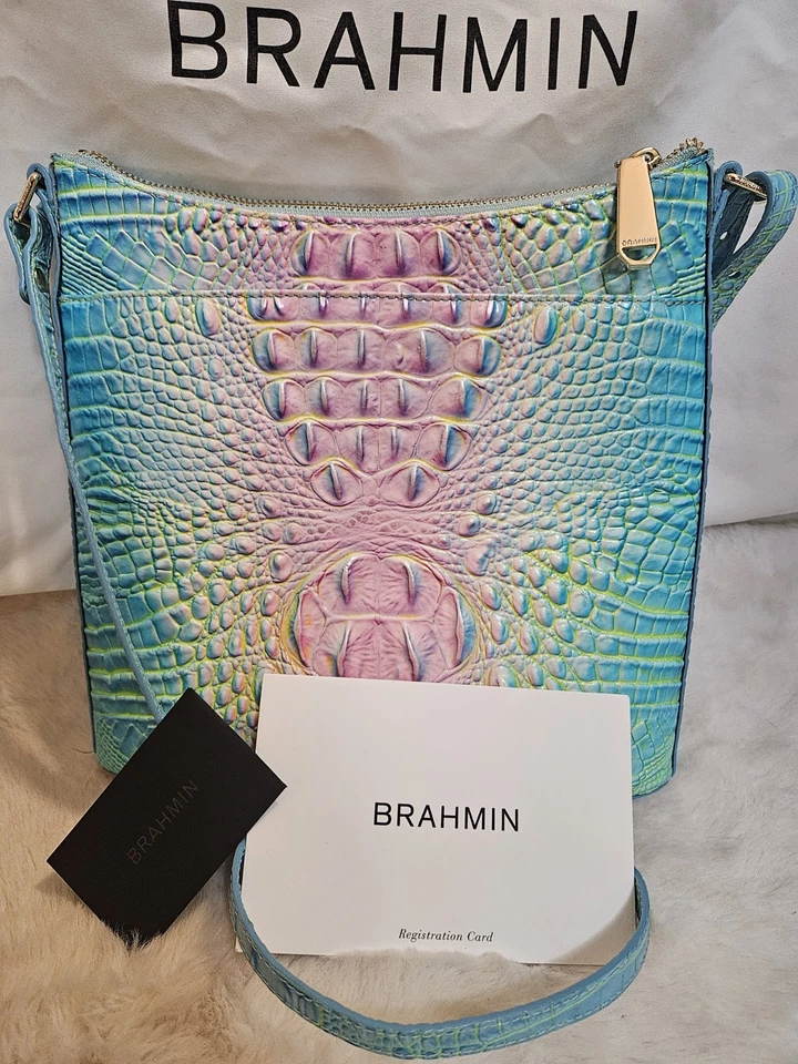 Bolso Bandolera Brahmin Katie Melbourne - Algodón Caramelo Ombre Foto 2 de 4