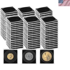 160 Pcs Coin Cases with Adjustable Sponge for Silver Dollar Collectors