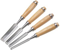 Stechbeitel 4-Tlg HolzmeißEl Schnitzwerkzeug Holzbeitel Stecheisen Schnitzbeitel