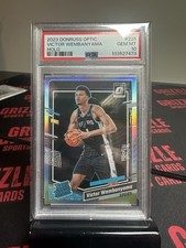 2023-24 Donruss Optic Victor Wembanyama Holo Prizm RC Rated Rookie #225 PSA 10