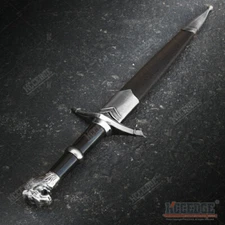 16" Medieval Lion Head King Dagger Letter Opener with Stainless Steel Blade