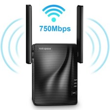 rockspace WiFi Range Extender, Dual-Band AC750 WiFi Extender, 2.4  5GHz 