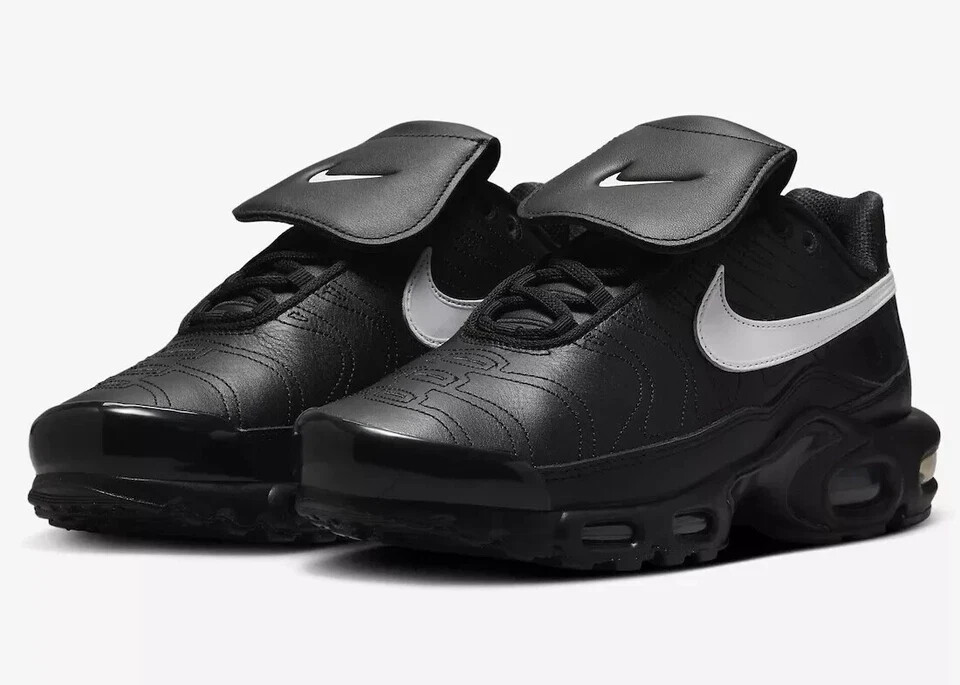 NEW Sz 9 Women's Nike TN Air Max Plus Tiempo Black White