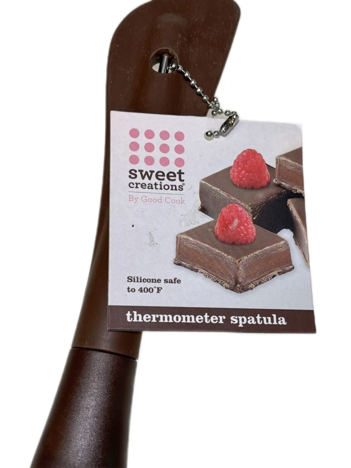 Silicone Digital Thermometer Spatula Brown 10” Sweet Creations by Good Cook - Image 2 of 4