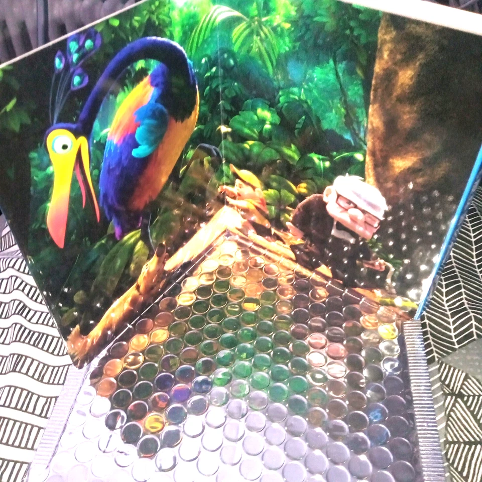 Pixar's UP 3D+2D Blu-Ray BLUFANS Exclusive Lenticular OOP Steelbook /like new - Image 2 of 4