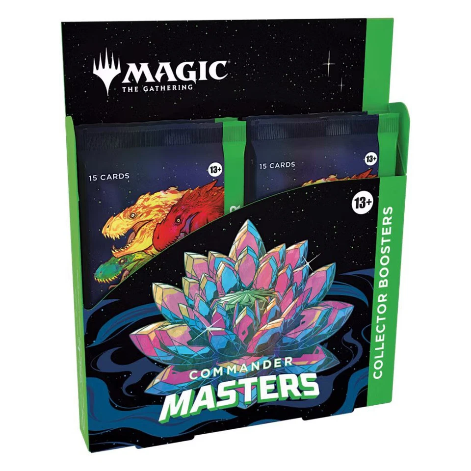 1 x MTG Commander Masters Collector Booster Box New Sealed 4 packs(60 Cards)/Box - Image 4 of 4