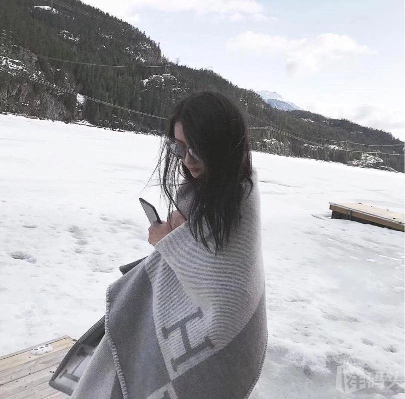 NEW Blanket Wool Cashmere Throw Plaid Blankets Shawl Aircraft Sofa 130*180 - Image 4 of 4