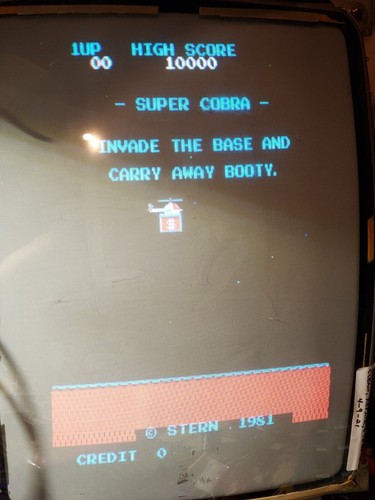 Stern Super Cobra Arcade PCB board repair and refurbish service - Afbeelding 3 van 6