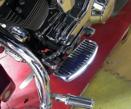LED Accent/Running Light Kit for "Floating Style" Motorcycle Floor Boards; White - Bild 2 von 5