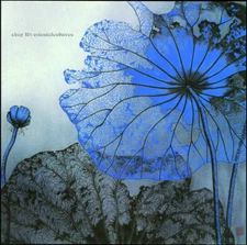 Chinese 100% real natural silk thread,su hand embroidery kits:lotus flower 8"