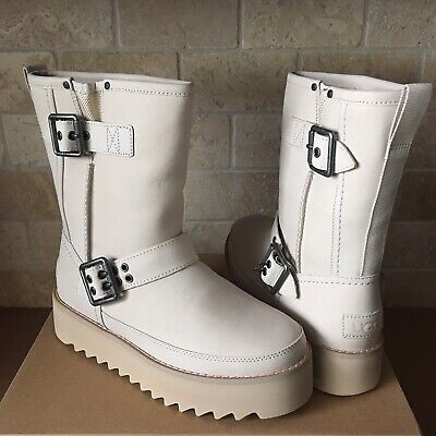 ugg leather biker boots