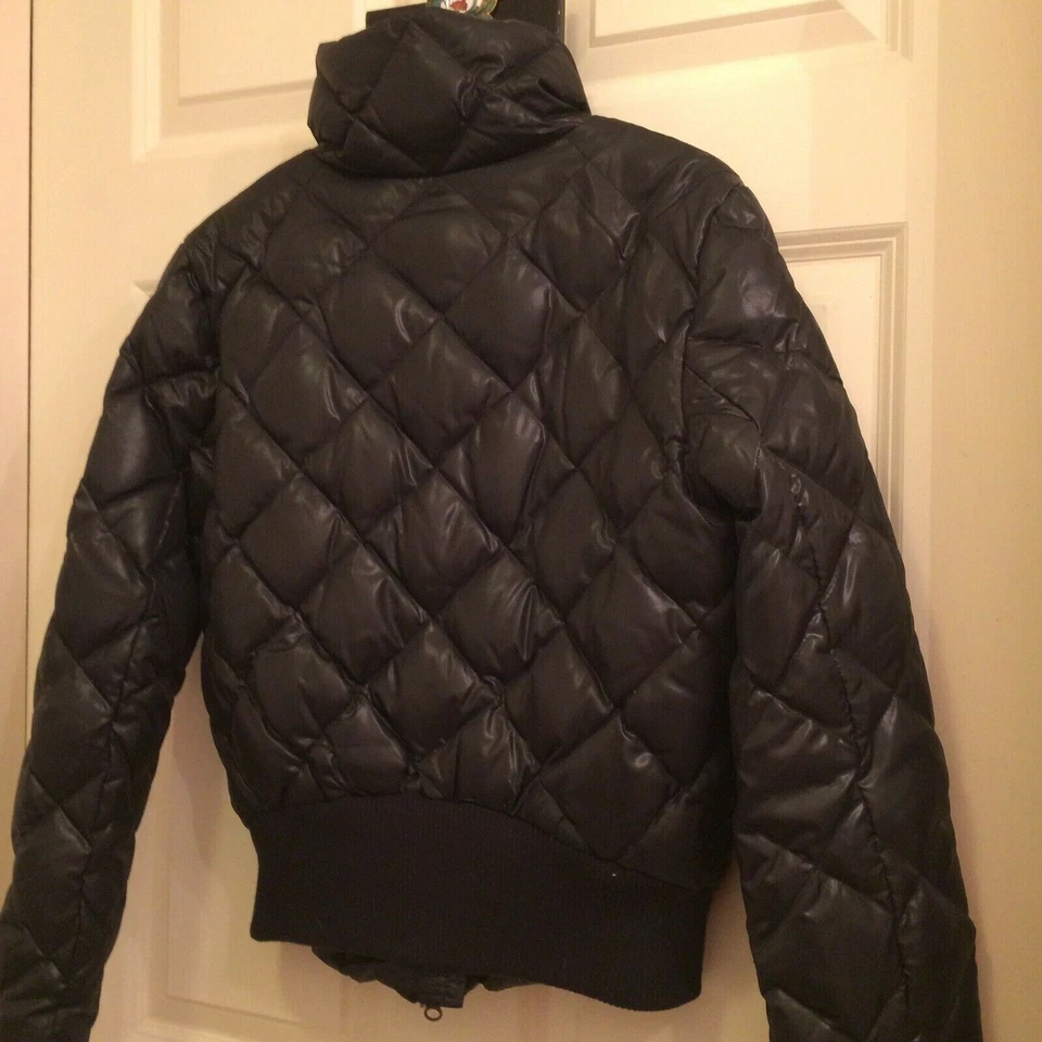 Joe Fresh Women’s Black Puffer Jacket With Duck & Waterfowl Feathers Size S/P - Image 2 of 4