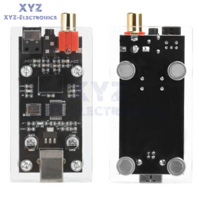 SPDIF to Fiber Signal Conversion Audio Decoder Board Phones Computers Connected