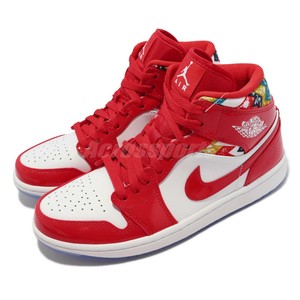 Nike Air Jordan 1 Mid SE Barcelona Sweater Chile Red White Men AJ1  DC7294-600 | eBay