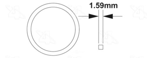 A/C Compressor Seal-Compressor O Ring 4 Seasons 24117 - 第 1/1 張圖片