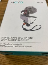 MOVO Pro Smartphone Video Photography Kit RP-1 grip, VXR10 cardioid mic, new