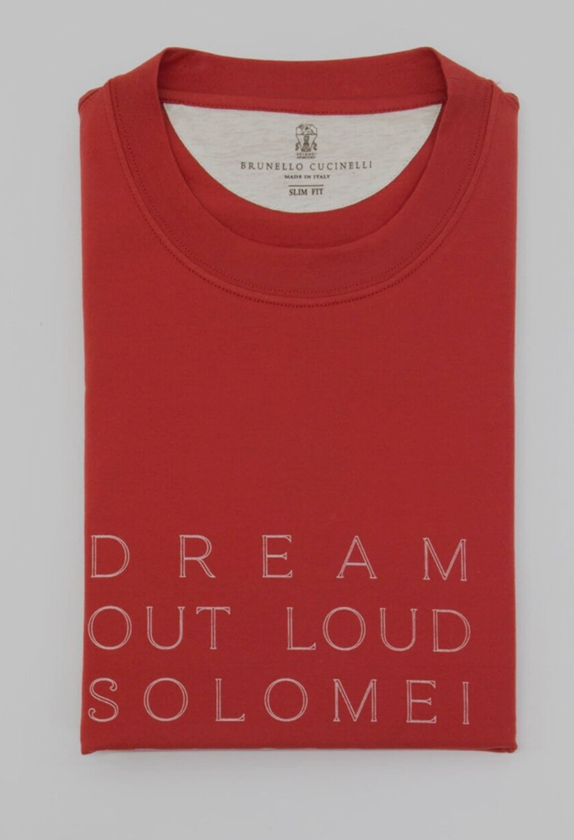 BRUNELLO CUCINELLI 半袖Tシャツ DREAM OUT LOUD BRUNELLO CUCINELLI