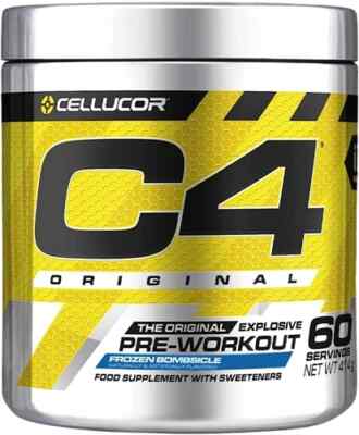 Cellucor C4 Original Frozen Bombsicle 390g / 60 serv 05/27 + Proben