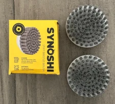 Synoshi 2 Pack Stiff Bristle Brush Heads Perfect for General Cleaning Tasks