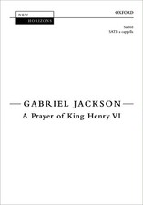 PRAYER OF KING HENRY VI Jackson satb a cappella