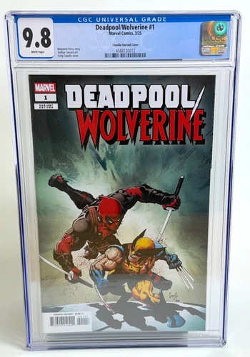 DEADPOOL / WOLVERINE #1 GREG CAPULLO 1:50 VARIANT COVER 3/25 | 2025 | CGC 9.8