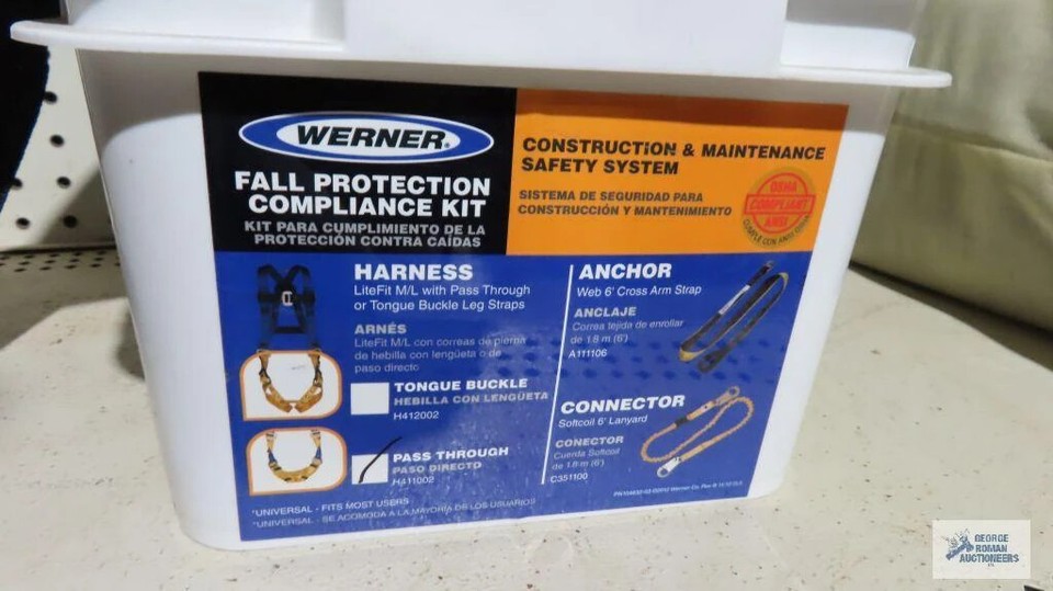 Window Fall Protection Kit WERNER FALL PROTECTION KIT, NEW IN BOX | eBay