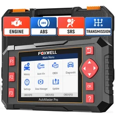 FOXWELL NT604 Elite OBD2 Scanner ABS SRS Engine Transmission Car Diagnostic Tool
