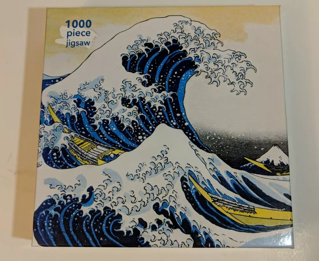 Adult Jigsaw Puzzle Hokusai The Great Wave 1000pc Jigsaw Puzzles Japanese Art
