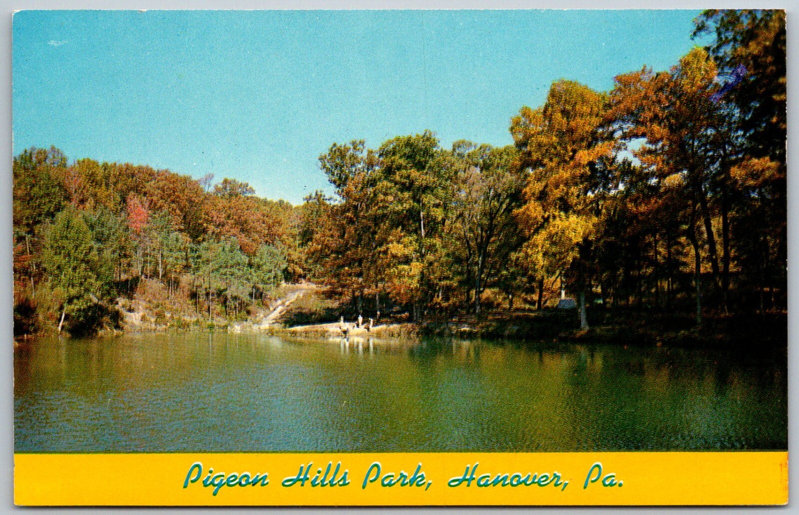 Hanover Pennsylvania 1950s Postcard Pigeon Hills Park eBay