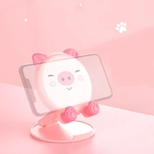 Cartoon Cute Pig Mobile Bracket Universal Cell Phone Foldable Desk Tablet Holder