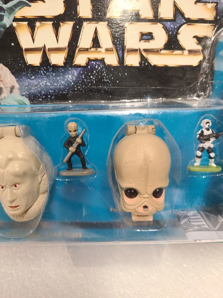 Babero Star Wars Micro Machines Fortuna, Biker Scout Etc Nuevo 1996 Foto 3 de 4