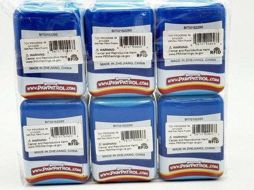 Paw Patrol Puzzle Palz 3D Puzzle Erasers - Blind Lot of 6 Capsules Series 1 *New - Picture 2 of 21