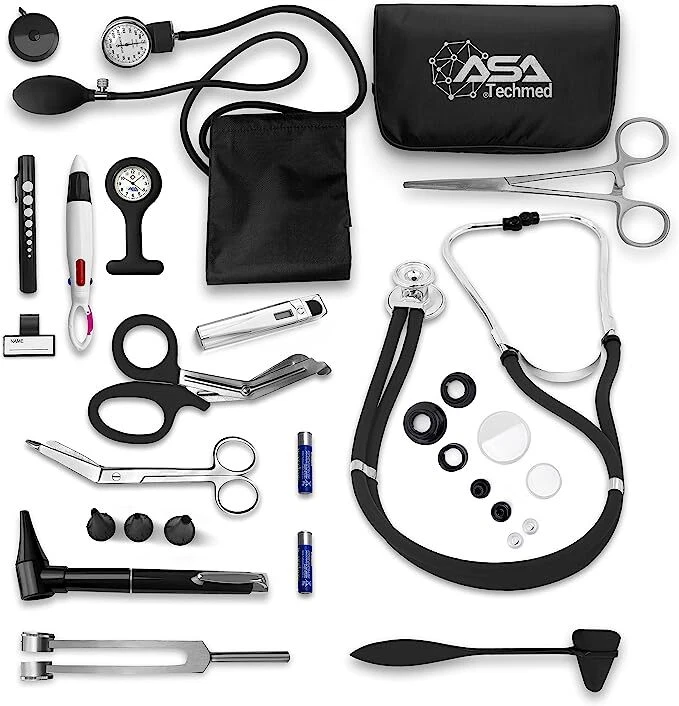 ASA TECHMED Deluxe Nurse Starter Kit - Complete Diagnostic Tools