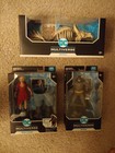 McFarlane DC Multiverse lot of 3. Harley Quinn, Batman and Batcycle New in box