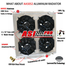 3 Rows Radiator Shroud Fan Relay For 2005-07 Ford F250 F350 F450 F550 6.0L 6.8L