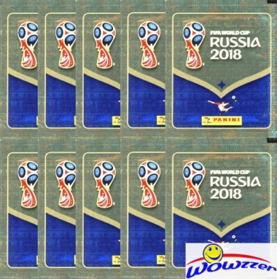 (10) 2018 Panini World Cup Sticker Pack-50 Stickers! Rare PINK BACK-MBAPPE RC YR