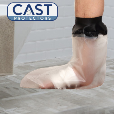Erwachsene Fuß Gips Guss oder Verband Schutz - für den Einsatz in der Dusche / Badewanne