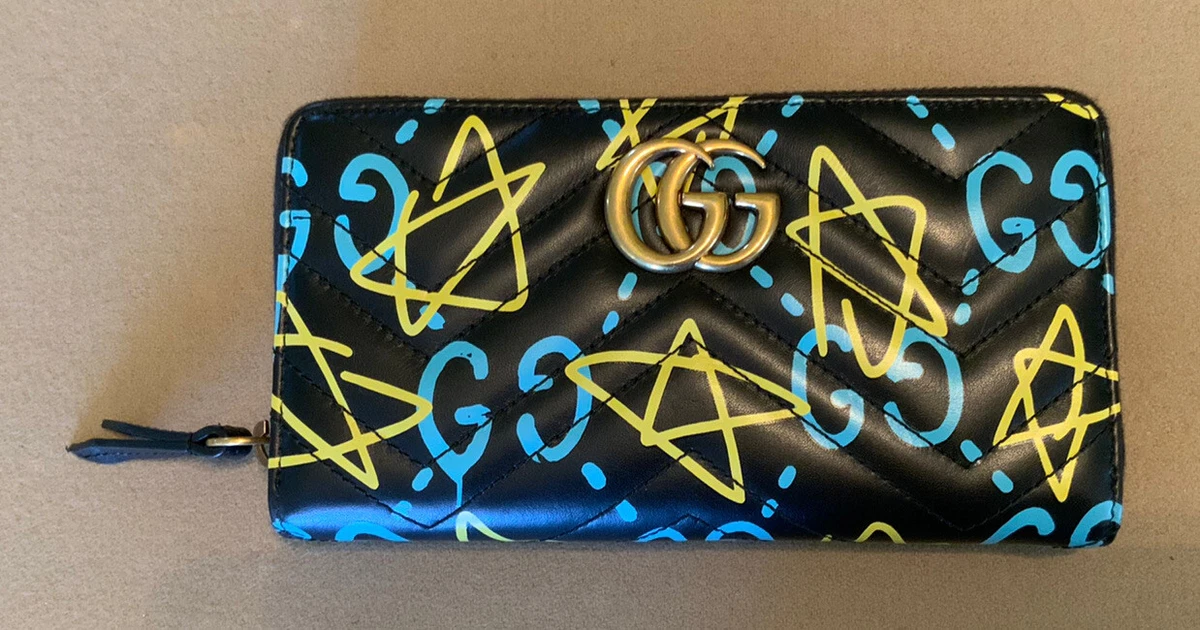 gucci graffiti wallet