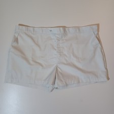 Jimmy Connors VTG 70's Robert Bruce Mens 50 White 4.5" Tennis Shorts Union Made