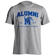 University of Memphis Tigers UM Alumni Tigers Logo Short Sleeve T-Shirt