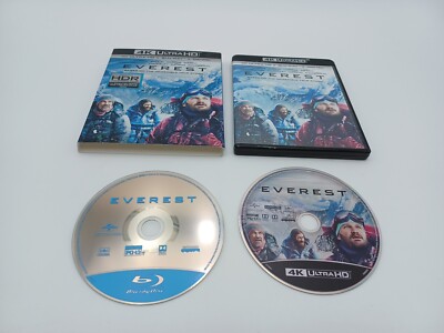 Everest (Ultra HD, 2015) 4K Blu-Ray With Slipcover