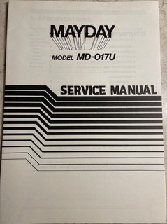 Vintage Video Game Mayday Hoei Service Manual 1981 Model MD-017U