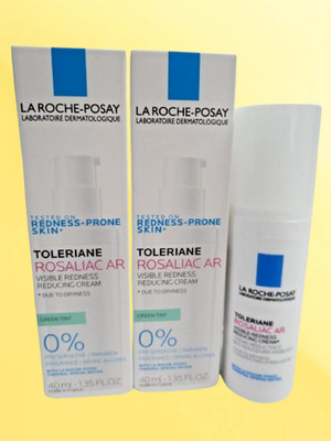 LA ROCHE POSAY TOLERIANE ROSALIAC AR VISIBLE REDNESS REDUCING CREAM 1.35 OZ 2PCS