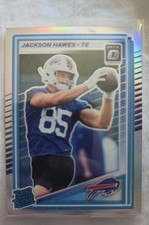 2025 Panini Donruss Optic - Rated Rookie Jackson Hawes #224 Holo Prizm (RC)