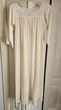 Lovely Vintage CHRISTIAN DIOR Nightgown M Lt. Pink Feminine Lace Bodice Romantic