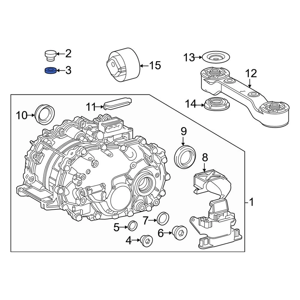 For Toyota Tacoma 2005-2009 Toyota 9043018008 Drive Motor Seal - Изображение 2 из 2