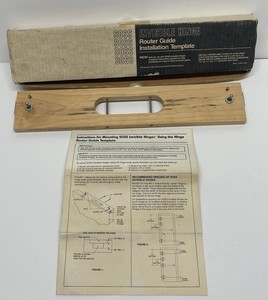Soss Invisible Hinge Router Guide Installation Template 218 for 42024 42237