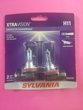 New - Sylvania H11 Xtravision Halogen Headlight Bulb - 2 Bulbs - Free Shipn