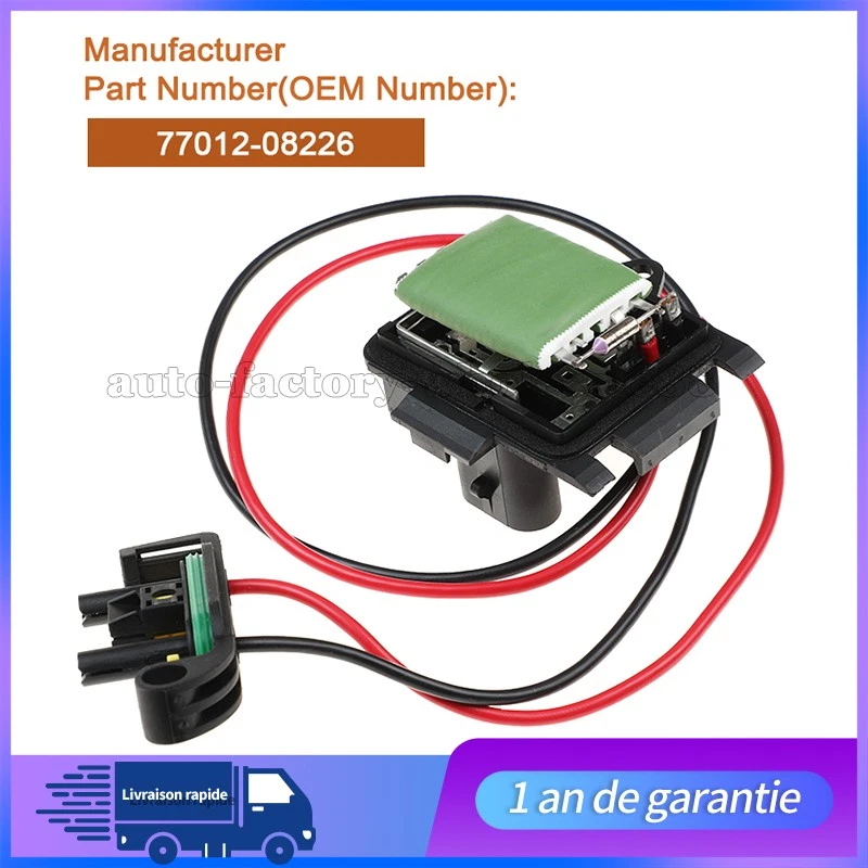 7701208226 Resistance Chauffage Ventilation Pour RENAULT Trafic 2 OPEL Vivaro - Photo 2/4