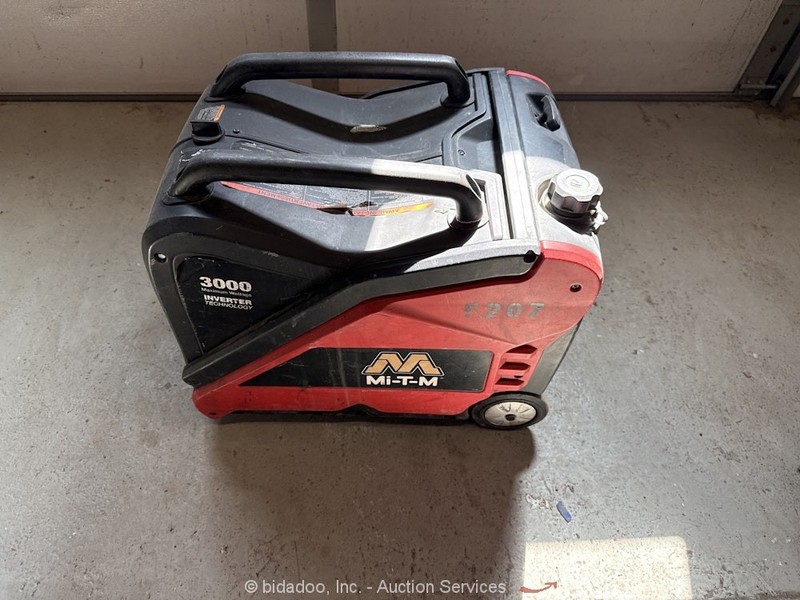 2019 Mi-T-M GEN-3000-IMM0 Portable 3,000 Watt Generator Inverter Gas bidadoo